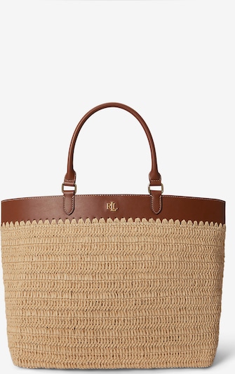 Lauren Ralph Lauren Käsilaukku värissä beige / ruskea, Tuotenäkymä