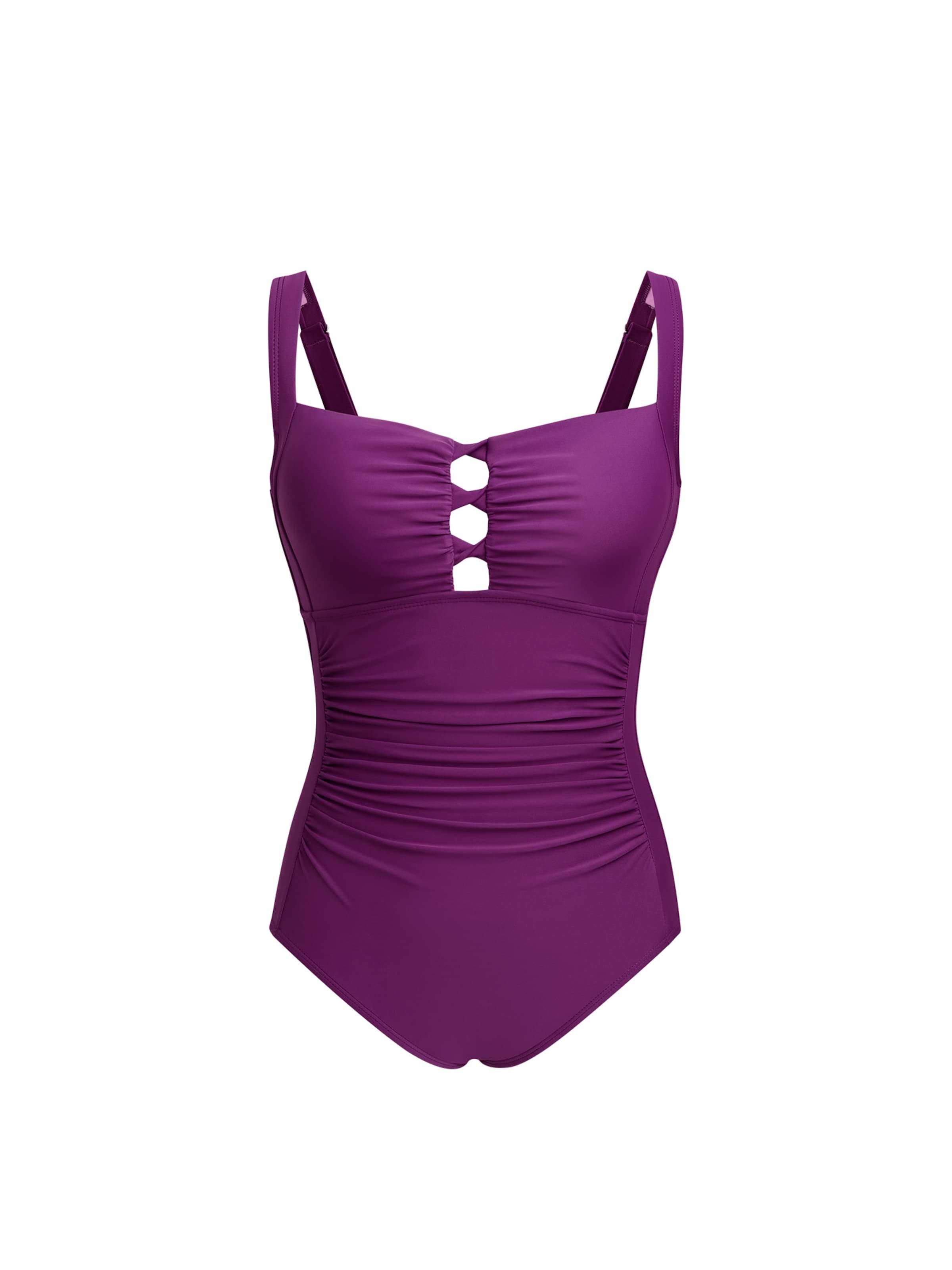 Cupshe Bustier Badeanzug‌‌ in Lila: Vorderseite