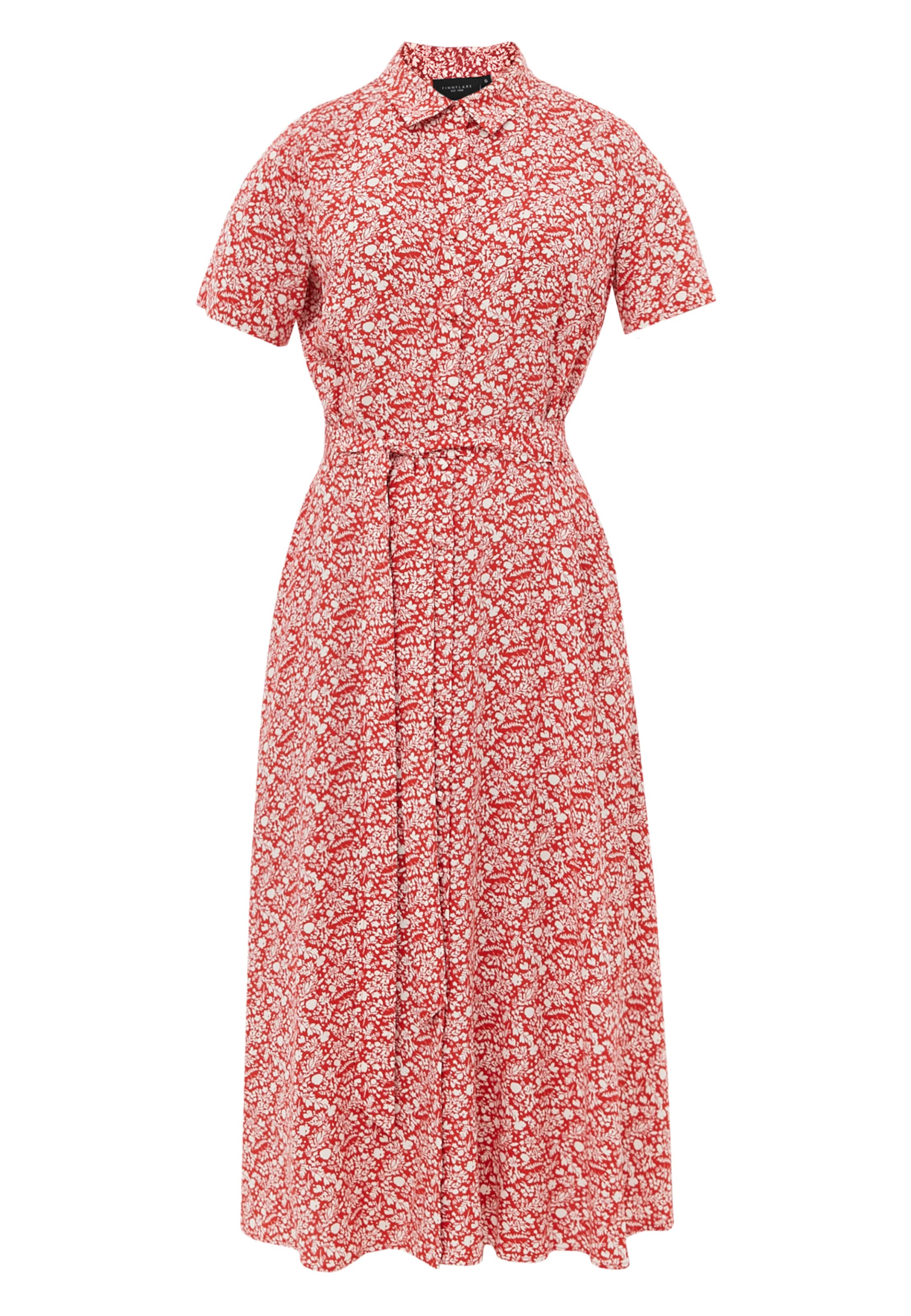 Finn Flare Zomerjurk 'Print' in Rood: voorkant
