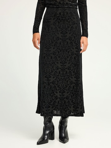 Jupe Funky Buddha en noir : devant