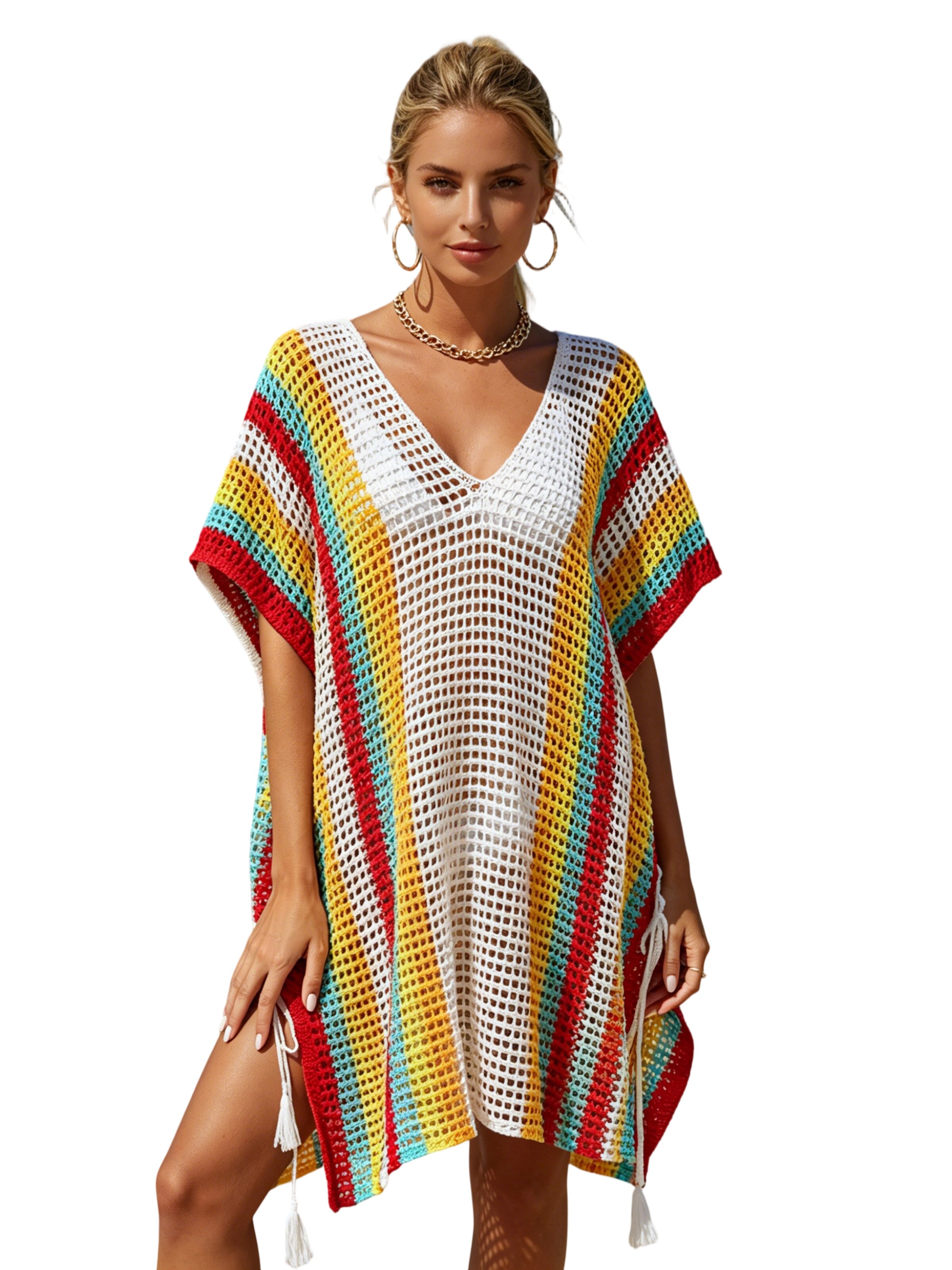 Yesfashion Strandkleid‌‌‌‌‌‌‌‌‌ in Weiß