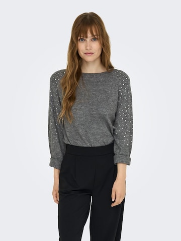 JDY Pullover 'Mirella' in Grau: predná strana