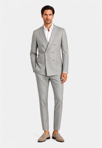 HECHTER PARIS Regular Broek 'MODERN FIT' in Grijs