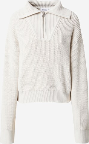 WEEKDAY Pullover 'Grace' i hvid: forside