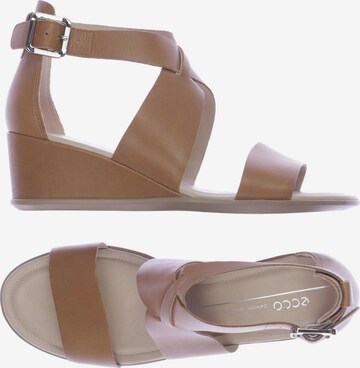 ECCO Sandals & High-Heeled Sandals in 38 in Brown: front