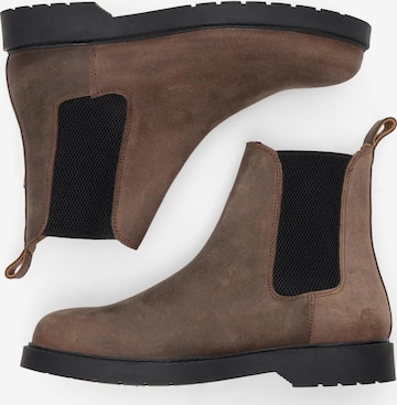 SELECTED HOMME Chelsea Boots 'TIM' i grå