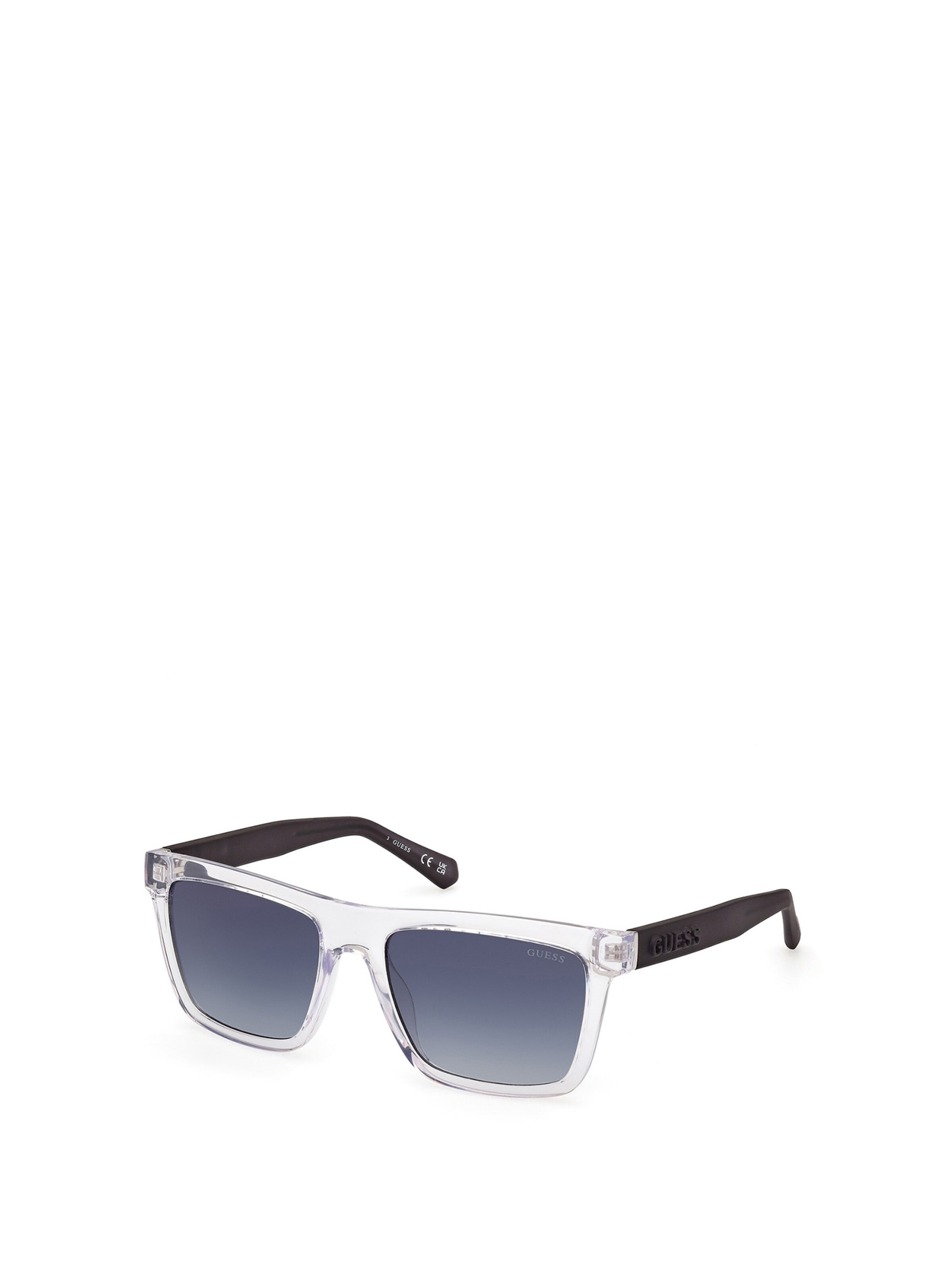 GUESS Sonnenbrille in schwarz / transparent, Produktansicht