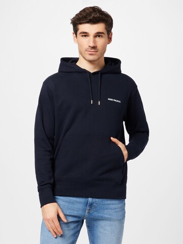 NORSE PROJECTS Sweatshirt 'Arne' in Blau: predná strana