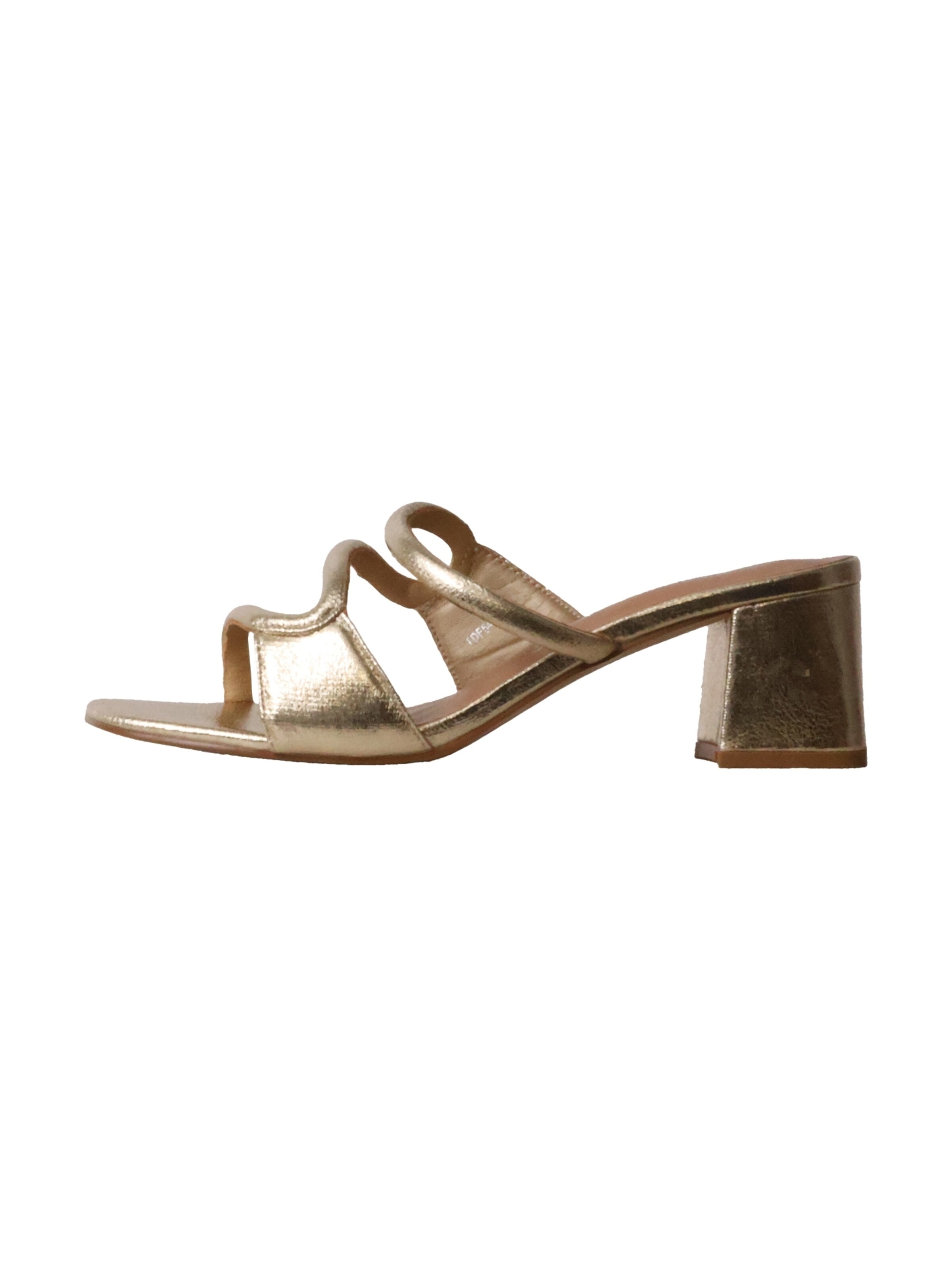 The Divine Factory Sandale‌‌‌‌‌ in Gold: Vorderseite