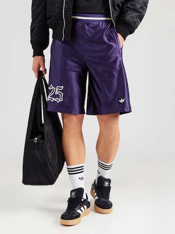 Loosefit Pantalon 'GRFX' ADIDAS ORIGINALS en violet : devant