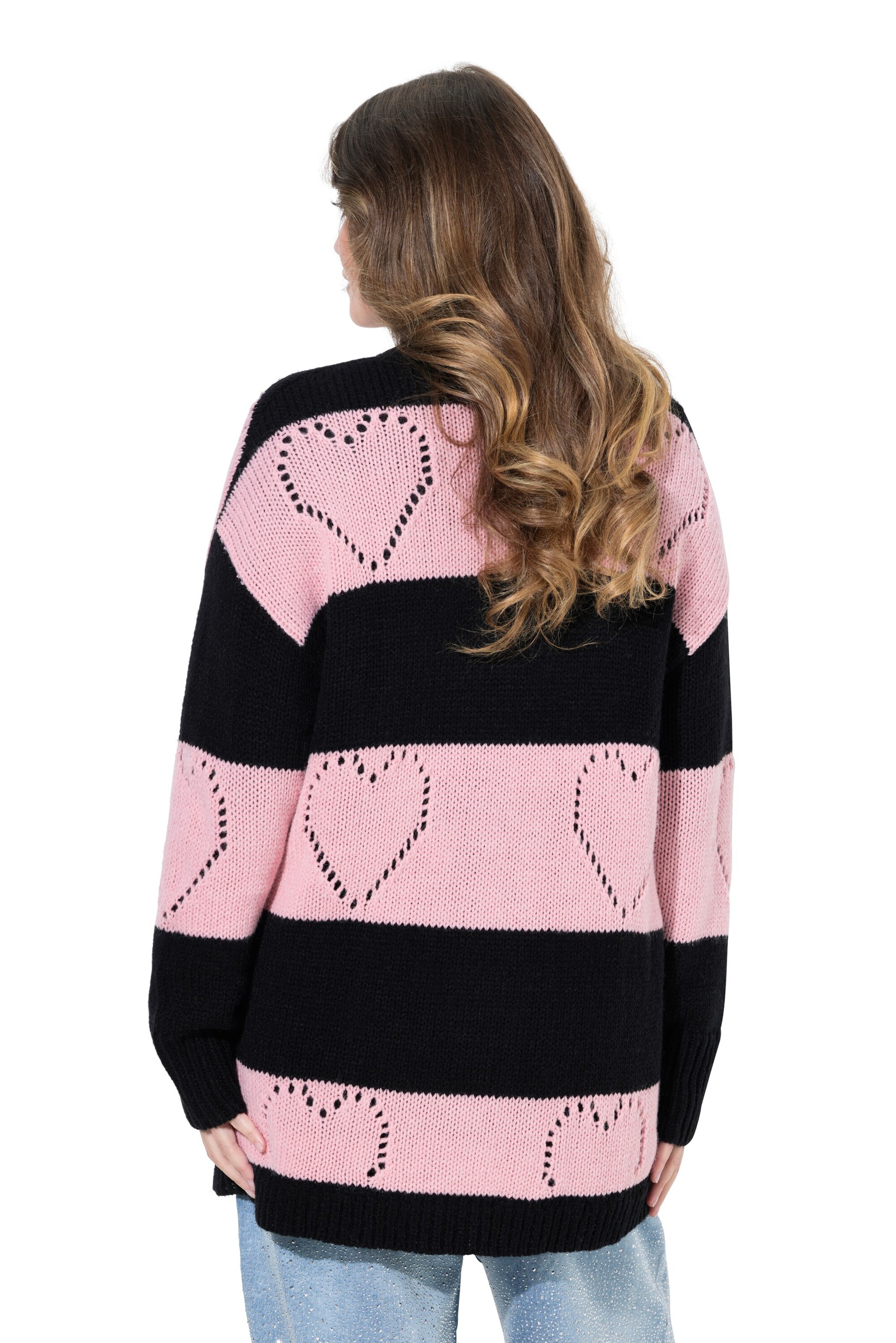 MIAMODA Strickjacke in Schwarz