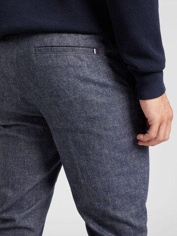 TOMMY HILFIGER Regular Pressveckad byxa 'Denton' i blå