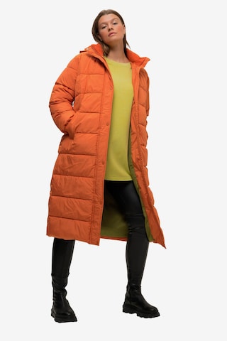 Studio Untold Winter Coat in Orange: front