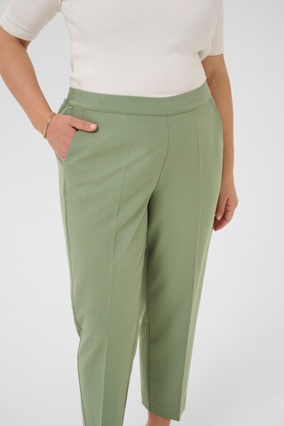 KAFFE CURVE Regular Broek 'Sakira' in Groen