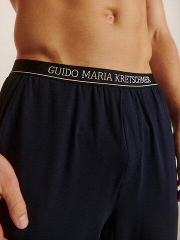 Guido Maria Kretschmer Men Дълъг мъжки клин 'Cedric' в синьо