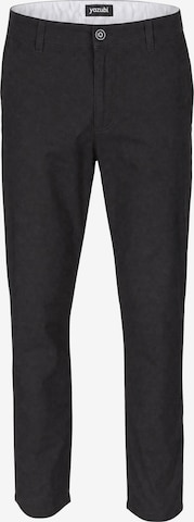 yazubi Chino Pants 'Kyle' in Black: front