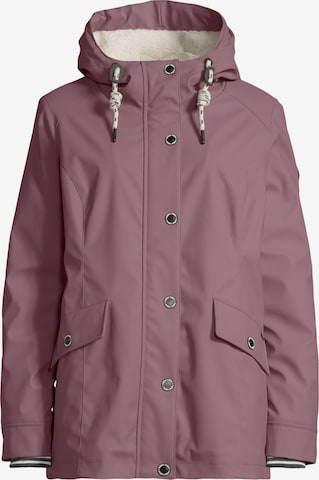 New View Weatherproof jacket 'Lar' in Pink: front