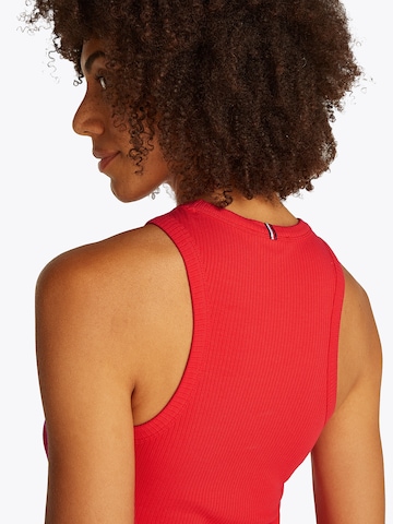 TOMMY HILFIGER Top w kolorze czerwony