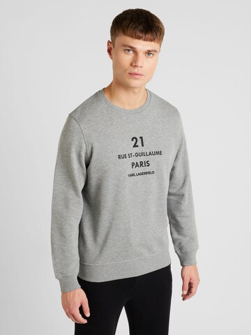 Karl Lagerfeld Sweatshirt in Grey: front