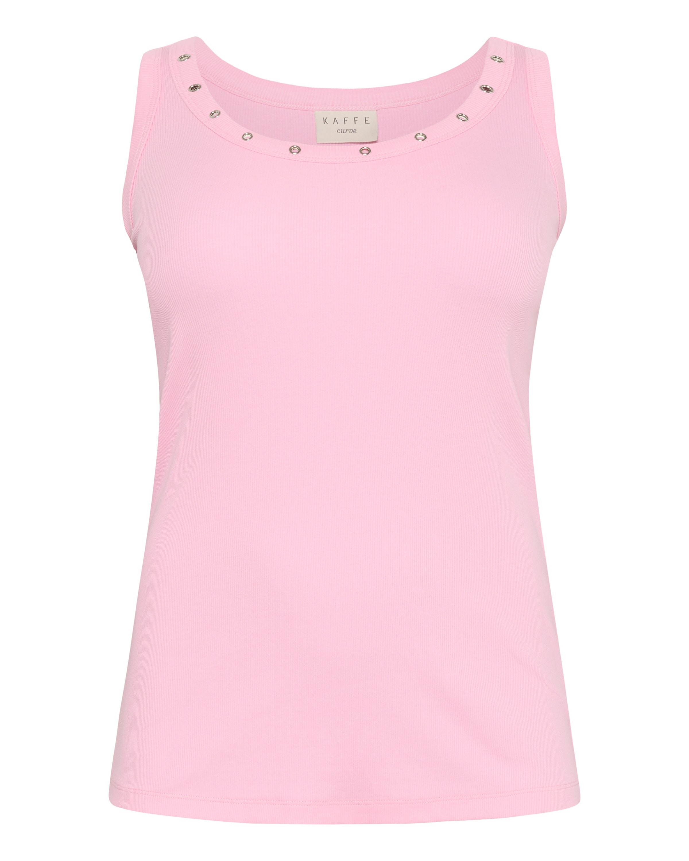 rožinė KAFFE CURVE Palaidinė be rankovių 'KCCarina': priekis