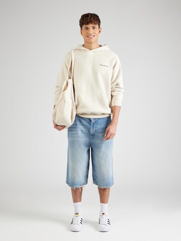 Sweat-shirt Abercrombie & Fitch en beige