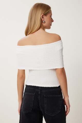 Happiness İstanbul Koszulka w kolorze biały