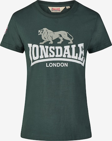 žalia LONSDALE Marškinėliai 'SARSDEN': priekis