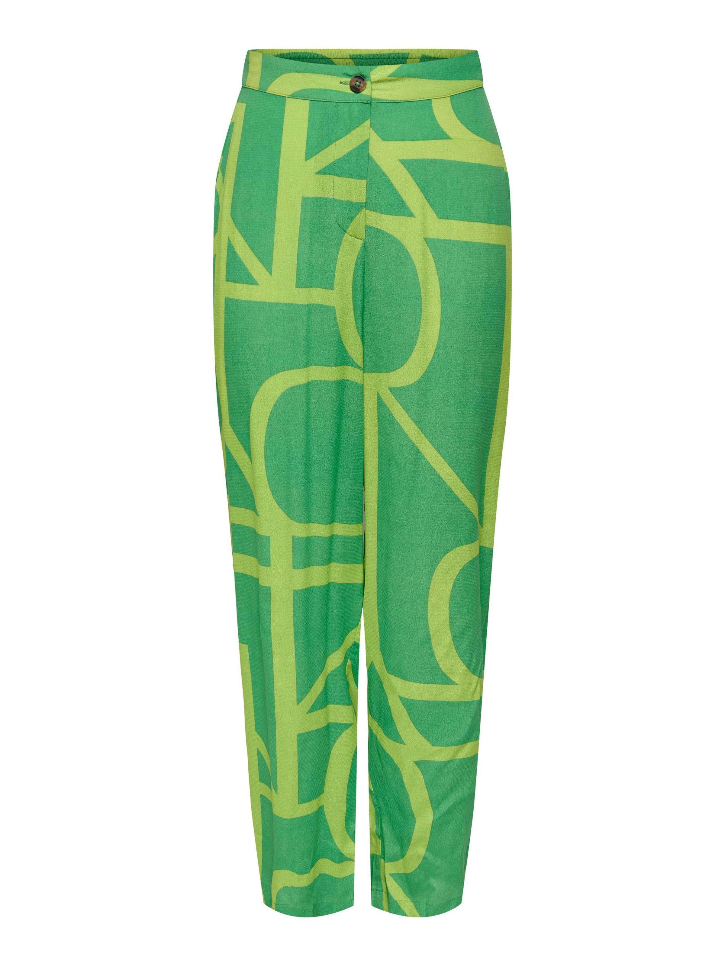 ONLY Loosefit Παντελόνι 'AVA' σε πράσινο: μπροστά