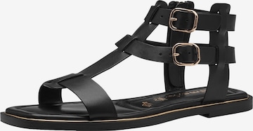 TAMARIS Sandals in Black: front