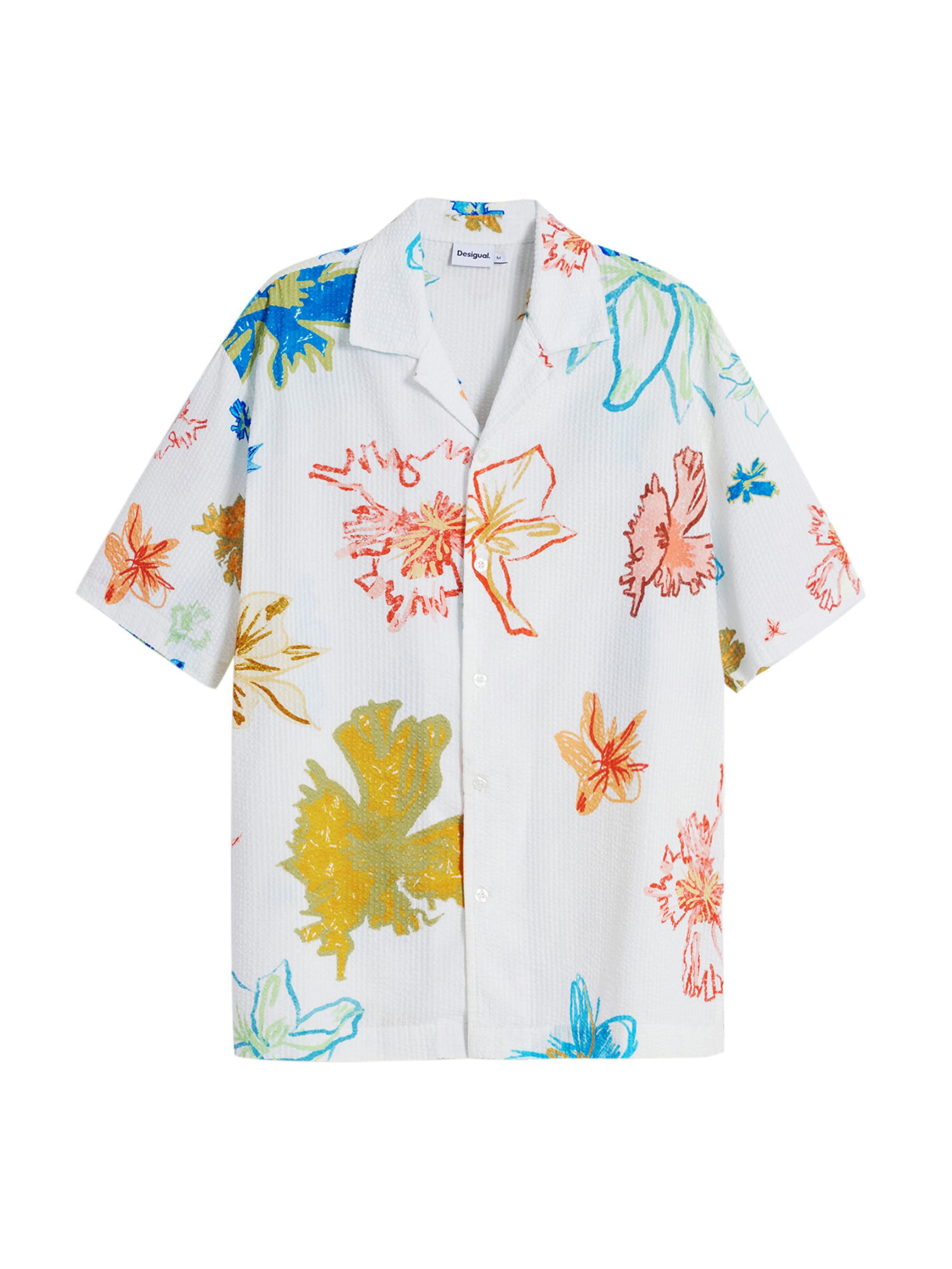 Desigual Pohodlné nošení Košile – bílá: přední strana