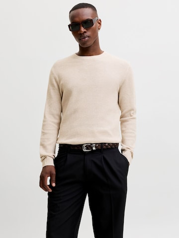 Pullover 'JJERYDER' di JACK & JONES in beige: frontale