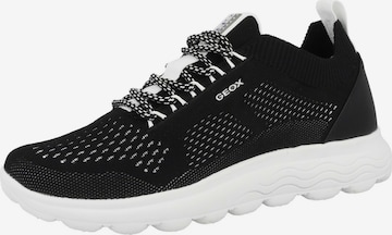 Sneaker bassa 'Spherica' di GEOX in nero: frontale