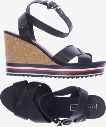 TOMMY HILFIGER Sandals & High-Heeled Sandals in 41 in Blue: front