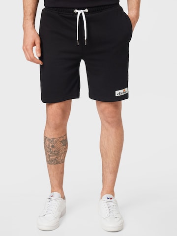 Regular Pantalon 'Nanyas' ELLESSE en noir : devant