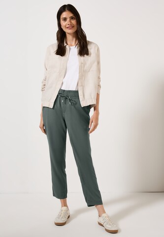 CECIL Slimfit Hose in Grün