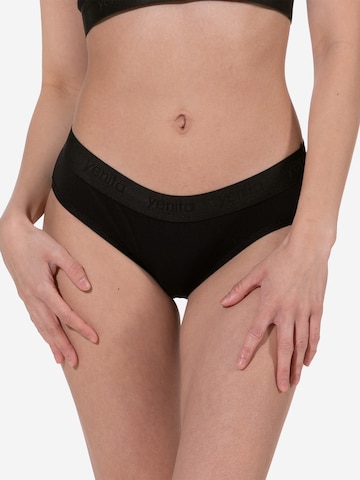 Yenita Slip ' Damen Slips mit elastischem Logobund ' in Zwart: voorkant