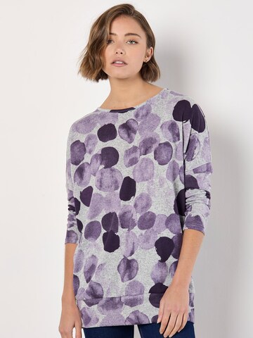 Chemisier ' ' Apricot en violet : devant