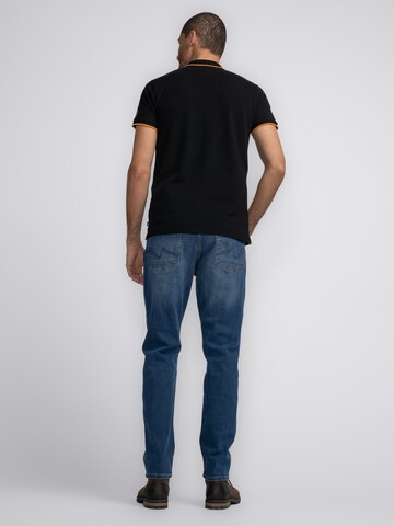 Petrol Industries Poloshirt '35 years' in Schwarz
