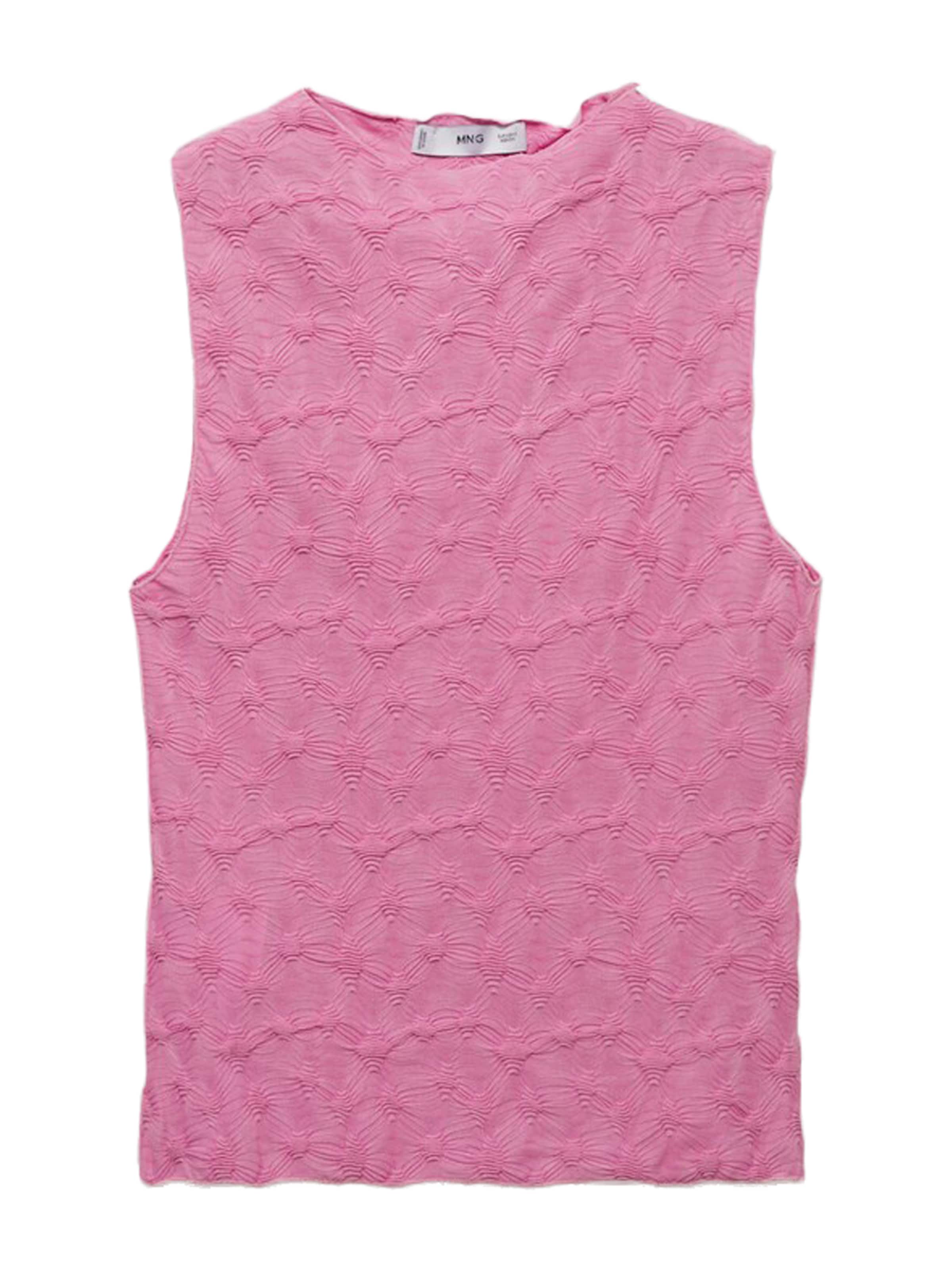 MANGO Topp 'TOP ACADIA' i rosa: framsida