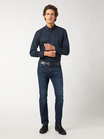 PIERRE CARDIN Slimfit Jeans 'Lyon' in Blau