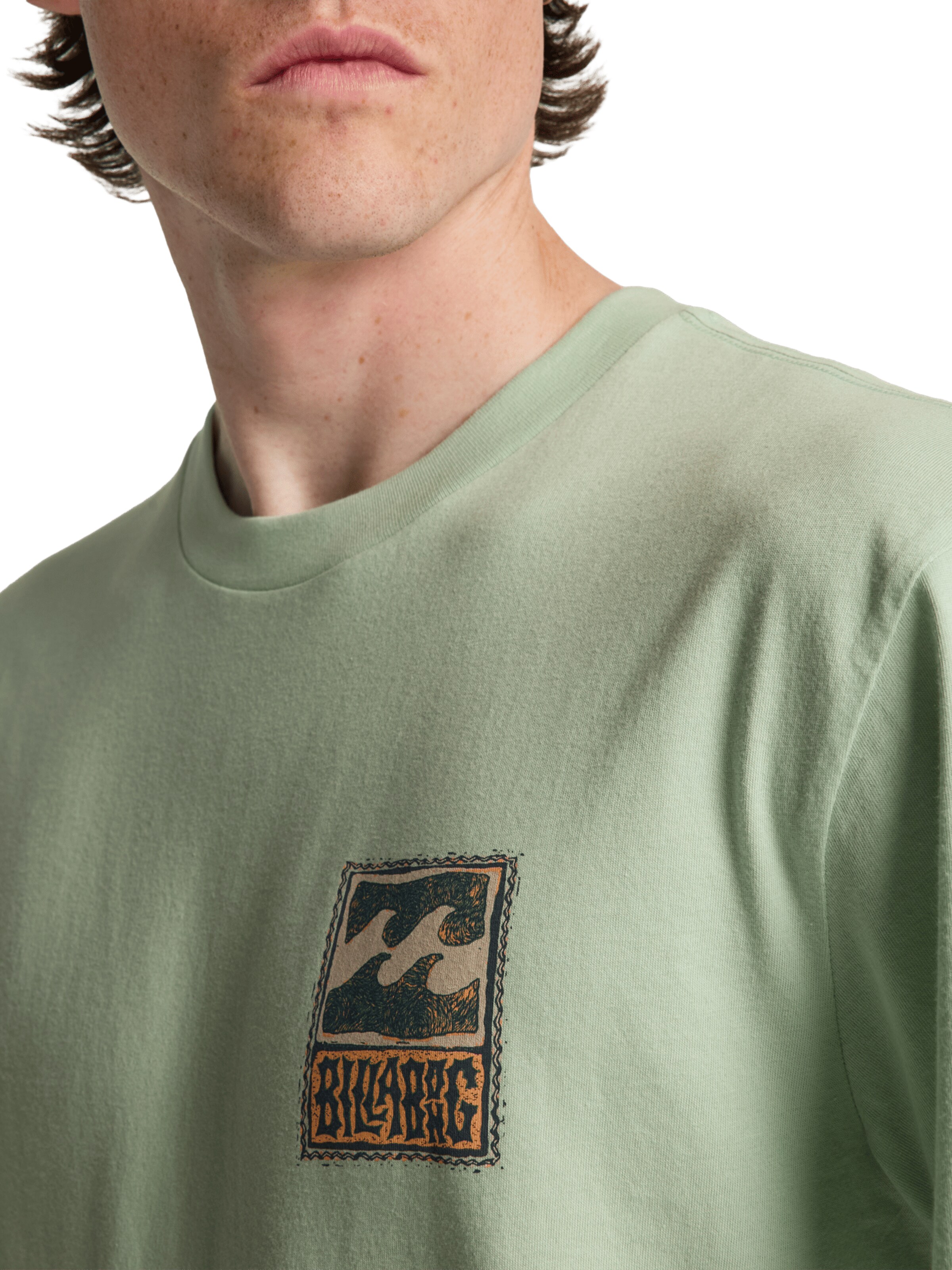 BILLABONG Shirt 'Stamp' in Green