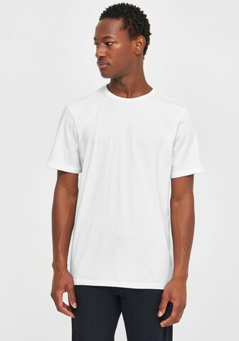 KnowledgeCotton Apparel Shirt in White: front