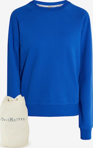 Sweat-shirt DreiMaster Maritim en bleu : devant