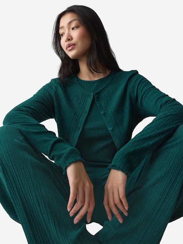 TRIUMPH Knit cardigan ' Red Label Versatile Rib ' in Green