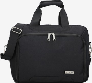 D&N Document Bag in Black: front