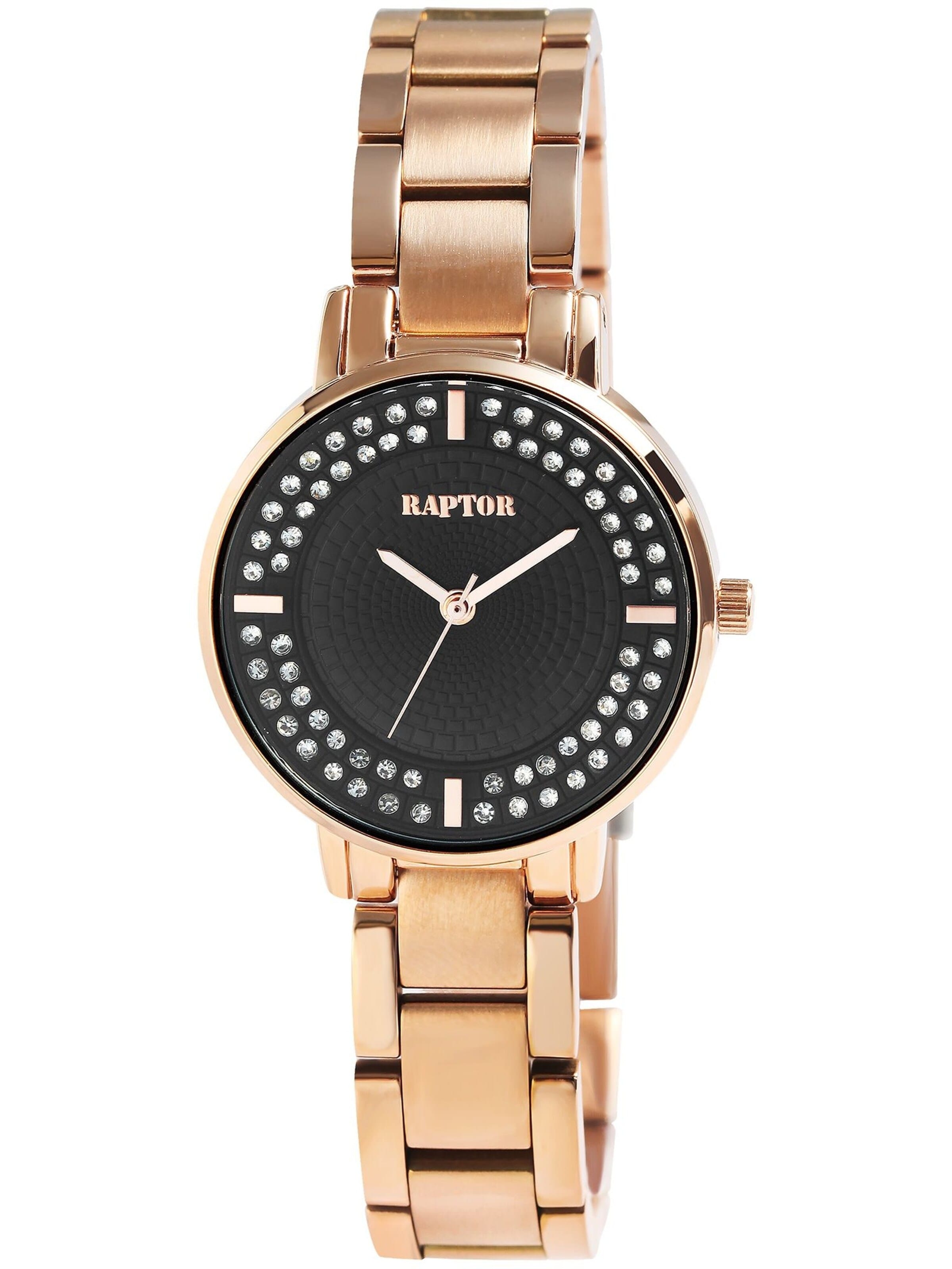 Raptor Analog Watch 'Nahida, 3 ATM' in Gold