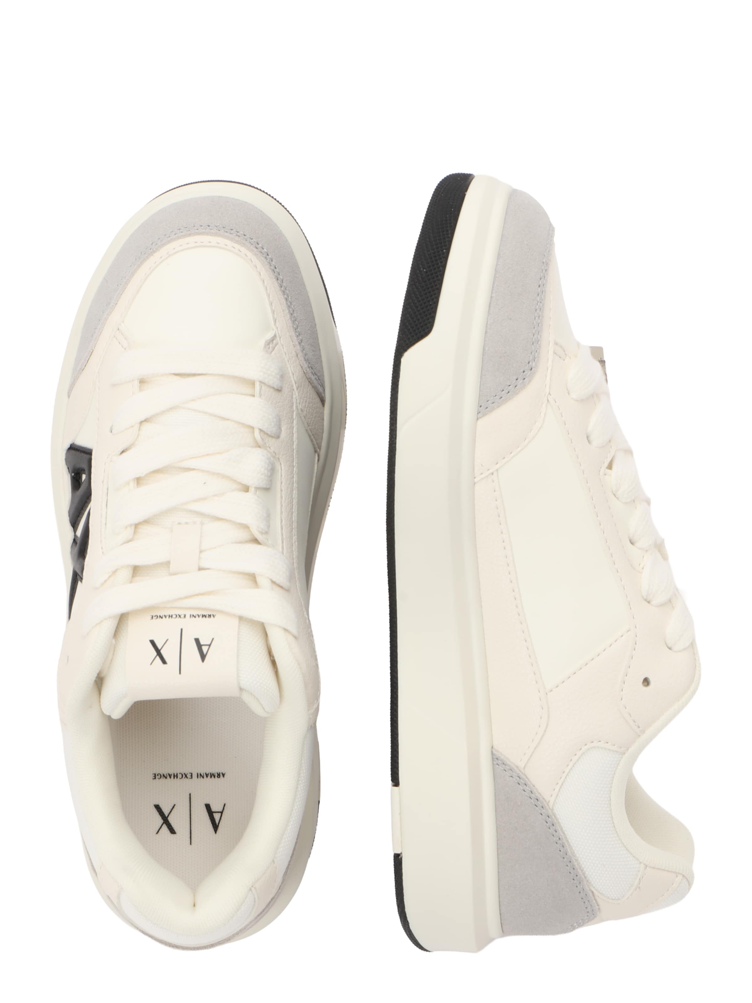 ARMANI EXCHANGE Sneaker low 'VENICE' i hvid