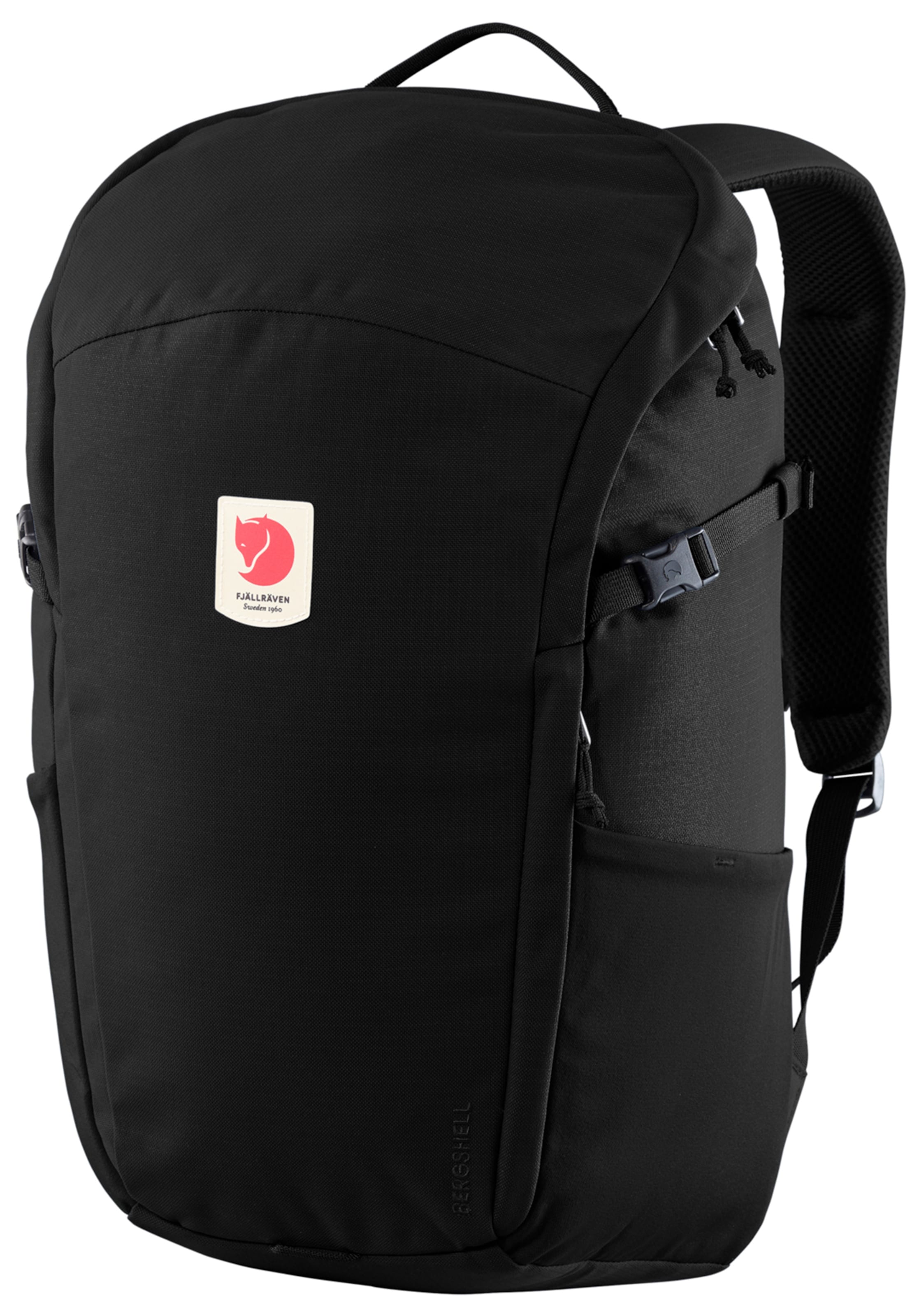 Zaino 'Ulvö' di Fjällräven in nero: frontale