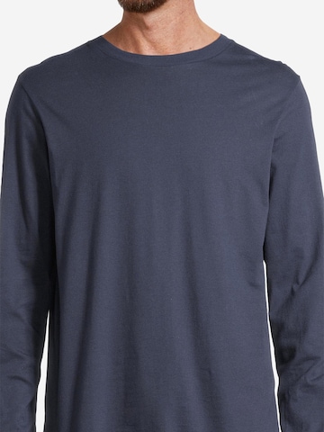 SCHIESSER Pajamas long 'Night & Home' in Blue
