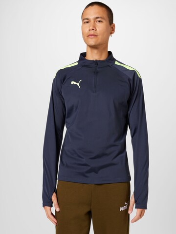 PUMA Performance shirt in Blue: front